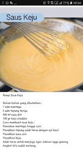 Saus Keju Resep Makanan Pendamping Ide Makanan