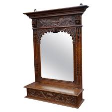 Timeless frames® wright walnut 24 x 37 framed mirror. Zinc Wall Mirrors 13 For Sale At 1stdibs