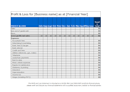 5 steps to make an accrued income/revenue. Profit And Loss Statement Spreadsheet Templates At Allbusinesstemplates Com