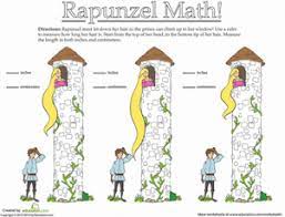 How Long Is Rapunzel S Hair Worksheet Education Com Rapunzel Rapunzel Hair Fairy Tale Theme