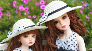 If you're looking for a cute doll wallpaper to install on your home screen or lock screen on your smart phone or tab? Cute Girl Dolls With Hat Hd Doll Wallpaper A Wallpaper Wallpapers Printed