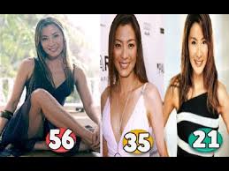 She was first billed as michelle khan, then later, michelle yeoh. Michelle Yeoh Transformation From 21 To 56 Years Old Youtube