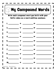 compound words compound words compound words worksheets compound words activities