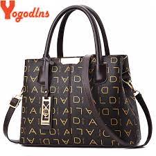 What are purse brands that start with c? Yogodlns Luxury Handbags Women Letter Designer Bags Brand Women Pu Leather Bag Fashion Shoulder Bag For Ladies 2021 Sac A Main Aliexpress