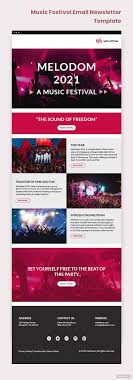 Jingles, custom music and liners. Music Festival Email Newsletter Template Free Outlook Html5 Psd Template Net Newsletter Template Free Newsletter Templates Email Newsletter Template