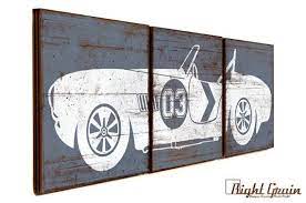 Vintage Race Car Wall Art Boys Nursery Decor By Rightgrain Vintage Car Nursery Nursery Decor Boy Car Wall Art