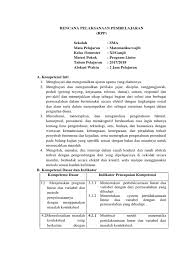 Materi program linear kelas 11 kurikulum 2013. Rpp Sptldv Pdf