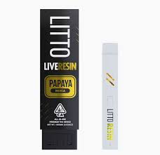 Papaya - Live Resin Premium Disposable Vape - 1g - Litto ...