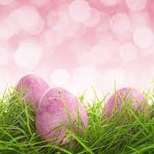# colored, easter, egg, pink. Easter Pink Background With Eggs And Grass Photography Backdrop Easter Backgrounds Background For Photography