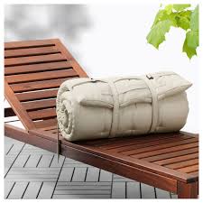 Hallo Sun Lounger Pad Beige 190x60 Cm With Images Sun Lounger Outdoor Seat Cushions Ikea