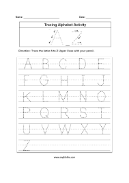 At first, let your children work on their uppercase alphabet. Alphabetrksheets Awesome Picture Ideas Reading Kindergarten Lower Case Pdf Printable Traceable Nilekayakclub