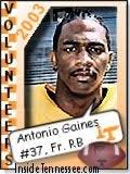 Antonio Gaines, Tennessee, Running Back
