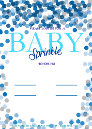 Of course, aside from actually planning the party, the host would also need to send invitations to the guests, too; Free Baby Boy Sprinkle Baby Shower Invitation Templates Free Printable Birthday Invitation Templates Bagvania