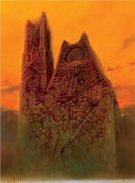Z wielkiej pasji do sztuki mistrza. Beksinski Zdzislaw Z 5 1988 Mutualart