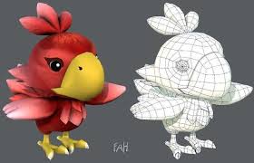 Chocobo Bird 3d Model Origami Design Origami Christmas Ornament Origami Elephant