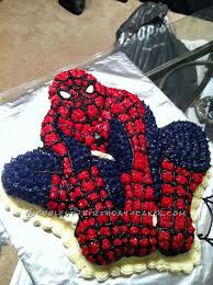 Spiderman Birthday Cake For 3 Year Old Boy Spider Man Birthday Cake For My 5 Year Old Spiderman Spiderman Birthday Cake Cool Birthday Cakes Spiderman Cake