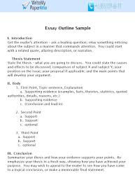 Each sentence of each paragraph should relate to the in your conclusion, manage to provide the answer to the central topic questions such as, what are. Essay Outline Tips To Write A Good Outline For Your Essay