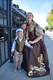 This family halloween costume idea is especially easy if you have ever taken a trip to disney before. Diy Steampunk Costumes For The Family Sew Simple Home