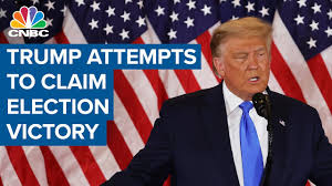 President Donald Trump Attempts To Claim Election Victory As Several States Still Count Ballots Youtube