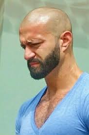 Let your bald shine with hot beard styles. Check Out Beardedmoney For Your Bearded Apparels And Beard Care Products Nice Beard Follow Be Bald Men With Beards Beard Styles Bald Bald Men Style