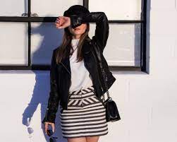 Womens Black Leather Jacket Dstld And All Saints Leather Biker Jacket Fashion Womens Black Leather Jacket Leather Jackets Women