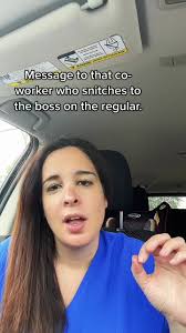 Dealing with Office Snitches: A Humorous Boss-Employee Text Exchange