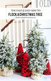 How To Flock A Christmas Tree The Easy Way Christmas Diy Outside Christmas Decorations Outdoor Christmas Decorations
