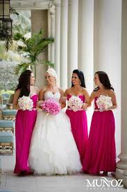 53 Cool Beach Bridesmaids Dresses Bridesmaid Hot Pink Weddings Wedding Colors