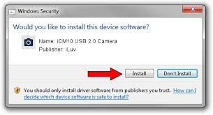 If your driver is experiencing a glitch, it's easy to download and reinstall the driver. Download And Install Iluv Icm10 Usb 2 0 Camera Driver Id 1573161