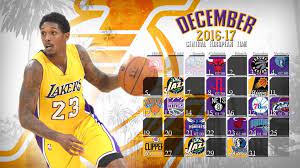 Schedule Wallpaper For The Los Angeles Lakers Regular Season 2016 Game Times Are Cet Notations Are Hungarian Made B Los Angeles Lakers Nba League Basketball