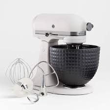 Check spelling or type a new query. Kitchenaid Artisan Series 5 Quart Tilt Head Limited Edition Light Shadow Stand Mixer With Black Ceramic Bowl Reviews Crate And Barrel