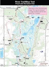 Practically on the doorstep of milford, proud lake draws a good number of hikers along with paddlers, campers, cross country skiers in the winter when snow is sufficient and even fly. Proud Lake Recreation Area River Trail Blue Trail
