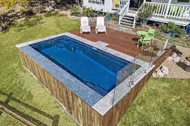 The maxi rib system is a unique technology which is only available with compass pools. Madeira 6 Marbleglass Blue Azurite Free Standing Above Ground Mynarellanpool Mynarellansum Luxury Swimming Pools Backyard Pool Landscaping Swimming Pools