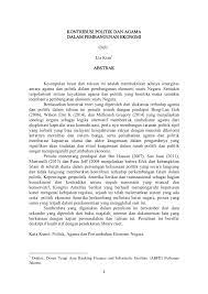 Untuk membentuk kerjasama meperkukuhkan malayan union. Pdf Kontribusi Politik Dan Agama Dalam Pembangunan Ekonomi
