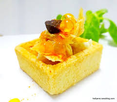 Mini Trendy Carre Au Beurre Garni De Filet De Thon Blanc D Ail Noir Et Capsaicine Aux Perles De Citron Passiflore Passion D Hellyane Ail Noir Thon Blanc Alimentation