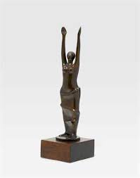Linocut on paper figure 3.15, page 43 1. Untitled Figure By Elizabeth Catlett Granary Gallery