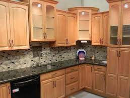 Backsplash Ideas For Black Granite Countertops And White Cabinets Home Design Ideas Maple Kitchen Cabinets Custom Kitchen Cabinets Oak Kitchen