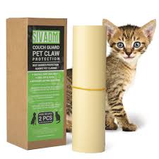 Sivadmi Pet Couch Protector A 2 Clear Vinyl Pet Cat Dog Claw Guards Selfadhesive Pads A Discreet C With Images Cat Scratching Furniture Pet Couches Furniture Scratches
