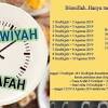 Puasa tarwiyah merupakan puasa sunnah yang dilaksanakan jelang idul adha, tepatnya pada tanggal 8 dzulhijjah 1442. 1