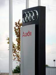 Audi Sign Pylon Signage Monument Signs Signage Design