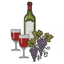 Modern embroidery cross stitch embroidery cross stitch patterns machine embroidery cross stitches wine kits wine tasting party great gifts aprons. All Stitches Wine Bottle And Grapes Cross Stitch Pattern Pdf 410 Meylah Cross Stitch Cross Stitch Patterns Kids Craft Gifts