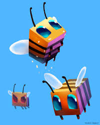 Sell custom creations to people who love your style. Minecraft Bee By Tonywelt On Deviantart