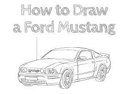 Ford mustang, ford mustang png. How To Draw A Ford Mustang How To Draw Easy