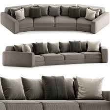 From mini to maxi, thanks to its modularity, skyline can be reconfigured many times over time and accessorized with supporting elements that can also become armrests. Giorgetti Skyline Curved Sofa 3d Model Download 3d Model Giorgetti Skyline Curved Sofa 44703 3dbaza Com