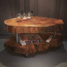 creative open tree trunk coffee table wood coffee table rustic coffee table
