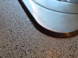 I always start with a light mist coat on my rocks first. Rust Oleum Stone Accents Pebble Spray Paint On My Kitchen Countertops Kitchen Countertops Farmhouse Style Clock Countertops