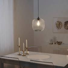 Luftmassa Klosz Czarny Zaokraglony Zaokraglony 26 Cm Zamow Tutaj Ikea Lamp Shade Decorative Light Bulbs Ceiling Light Shades