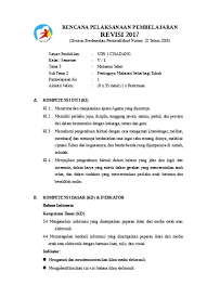 Check spelling or type a new query. Rpp Tematik Kelas 5 Sd Tema 3 Kurikulum 2013 Revisi 2017 Semester 1 Pedia Pendidikan Rpp K5 T3 St1 P2