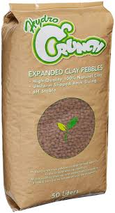 Hydroton clay pebbles growing media expanded clay rocks for hydroponic syst t hl. Hydro Crunch Dbaus888 Expanded Clay Growing Media Hydroponic 50 Liter 8 Mm Aggregate Pebbles Pellets Brown All For U