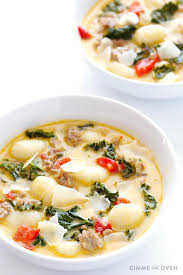 7 Ingredient Easy Zuppa Toscana Creamy Gnocchi Soup With Kale And Sausage Gimme Some Oven Recipe Easy Zuppa Toscana Recipe Toscana Recipe Gnocchi Soup